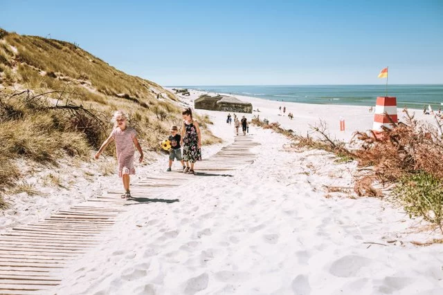 tourism photo Denmark beach